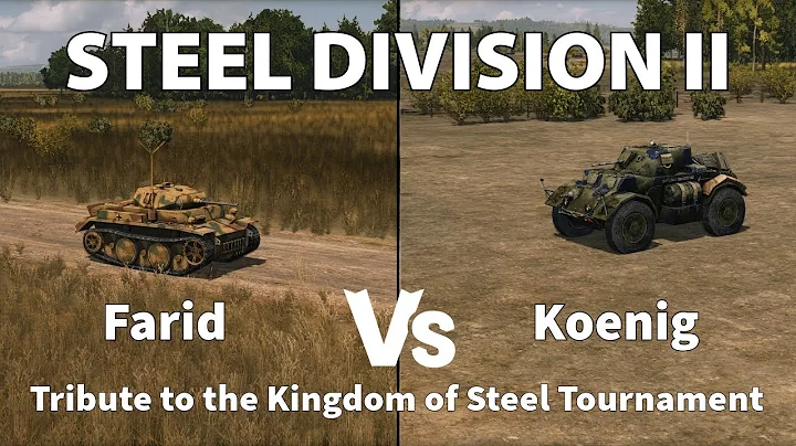 The airspam div squaring off against the airspam master - Steel Division 2 Cast Koenig vs Farid