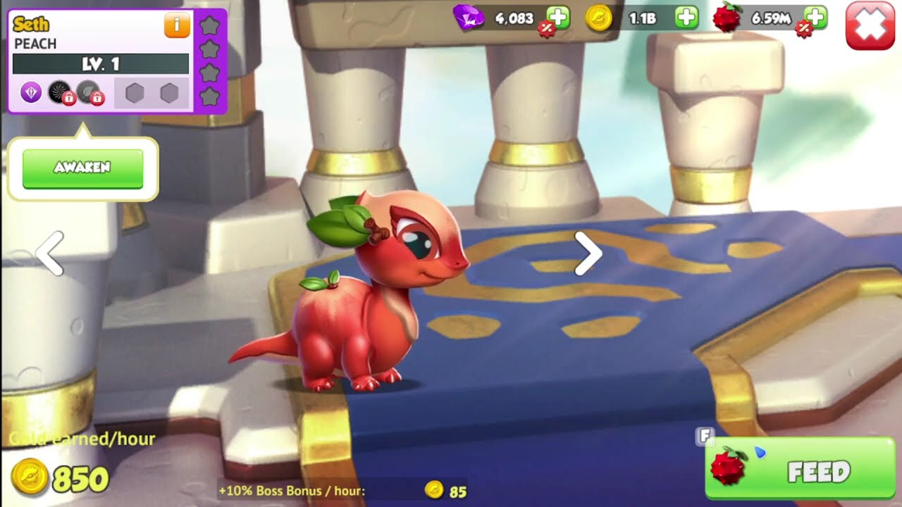 Legendary Peach Dragon Unlocking and Hatching!!│dragon mania legends s2. ep 248