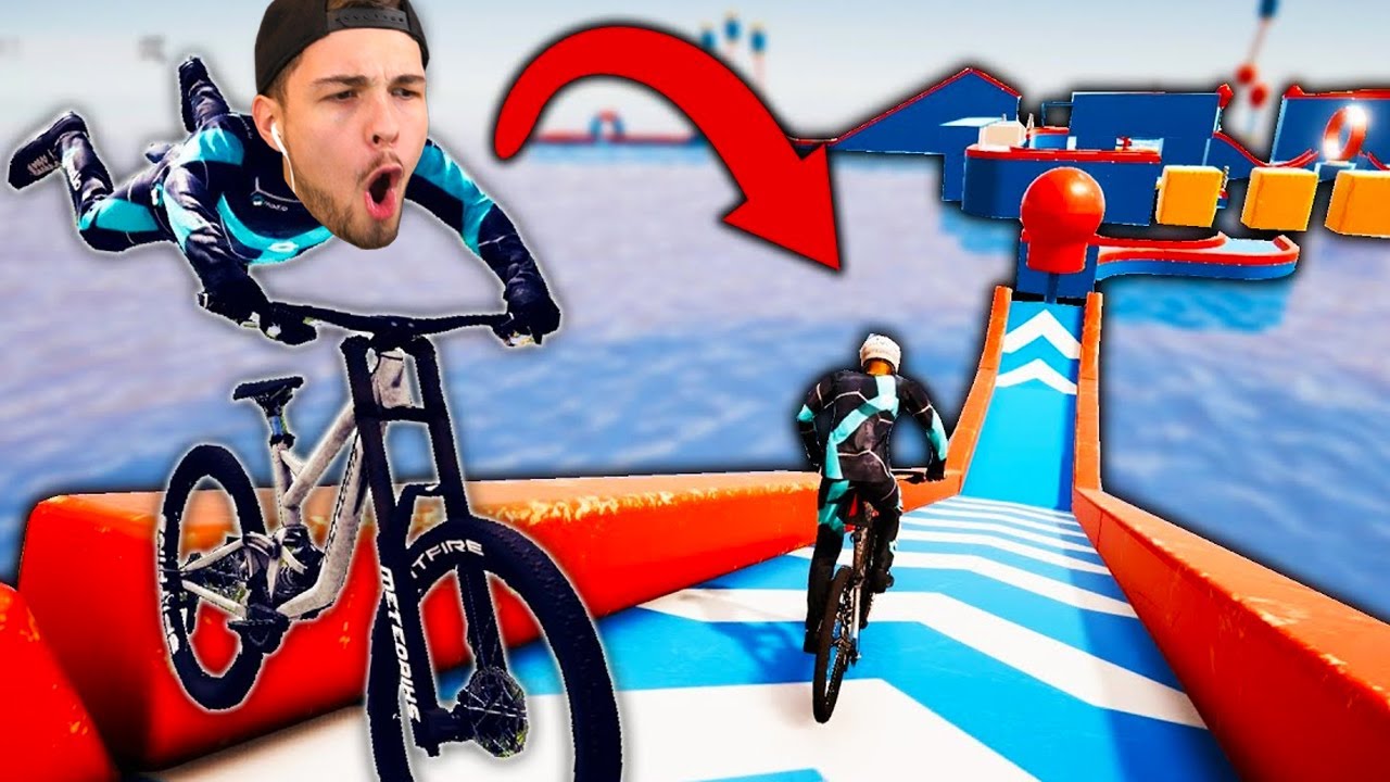 NINJA WARRIOR 2.0 beim FAHRRAD SIMULATOR!! - YouTube