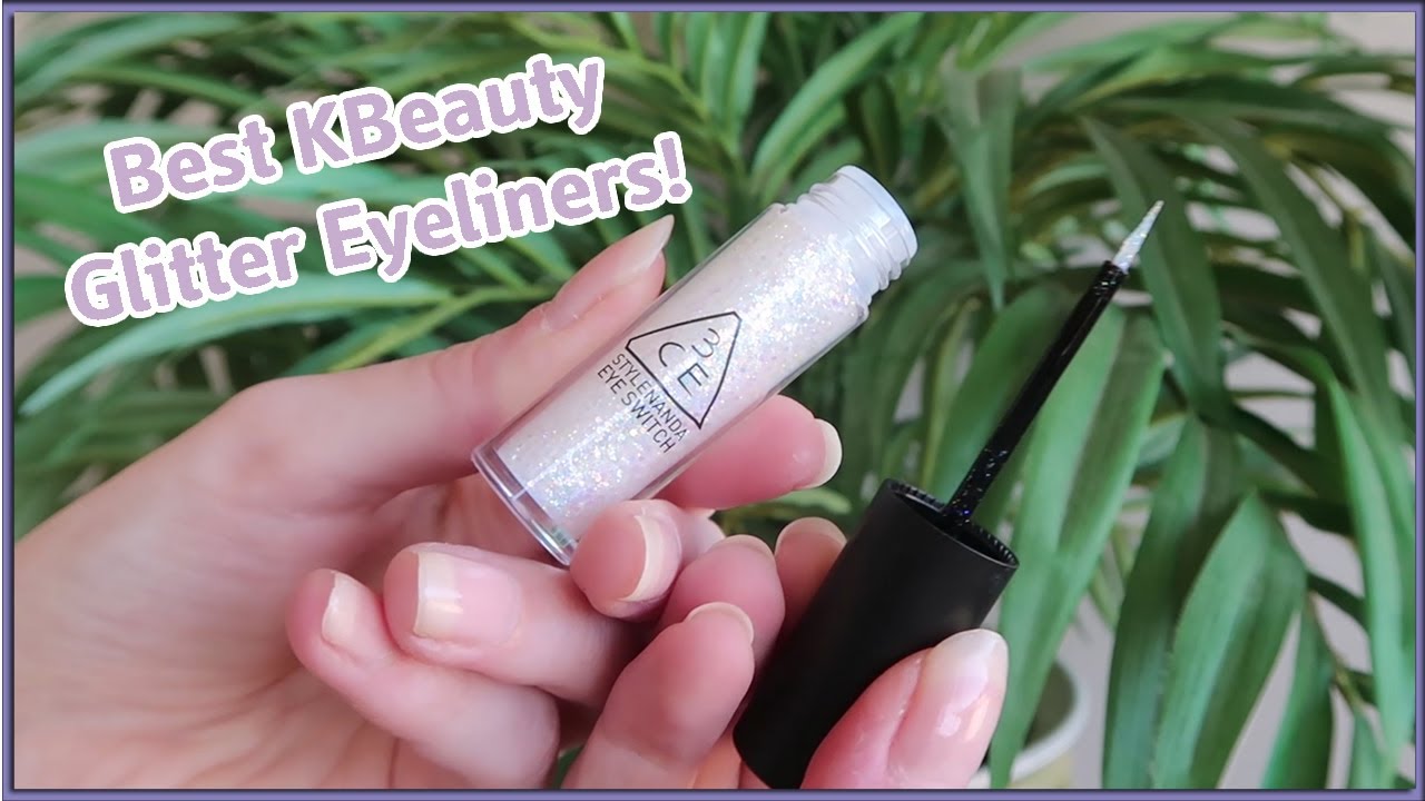 Glitter Eyeliner Review! (Bbi, innisfree, and 3CE) YouTube
