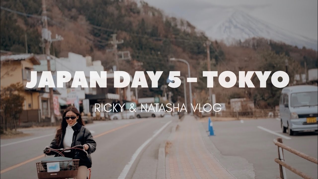 Japan Trip Day 5 🇯🇵 | Cycling Around Kawaguchiko with Mt. Fuji