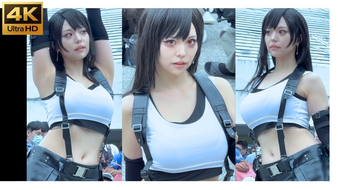 コスプレイヤー ティファ コスプレ 高品質 FF7 ファイナルファンタジー