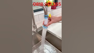 Vòi lọc nước rửa bát tăng áp xoay 360 có thể kéo dài chống bắn nước