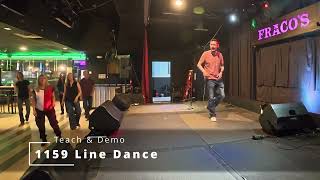 1159 Line Dance - Teach & Demo