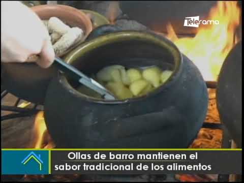 Ollas de barro mantienen el sabor tradicional de los alimentos