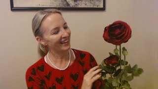 ASMR | Making a Valentine's Day Wreath 2024 (Soft Spoken) screenshot 3
