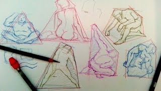 How to sketch & draw people Part 3 | What is Blocking In? How to block-in the figure How to sketch & draw people Part 3 | What is Blocking In? How to block-in the figure