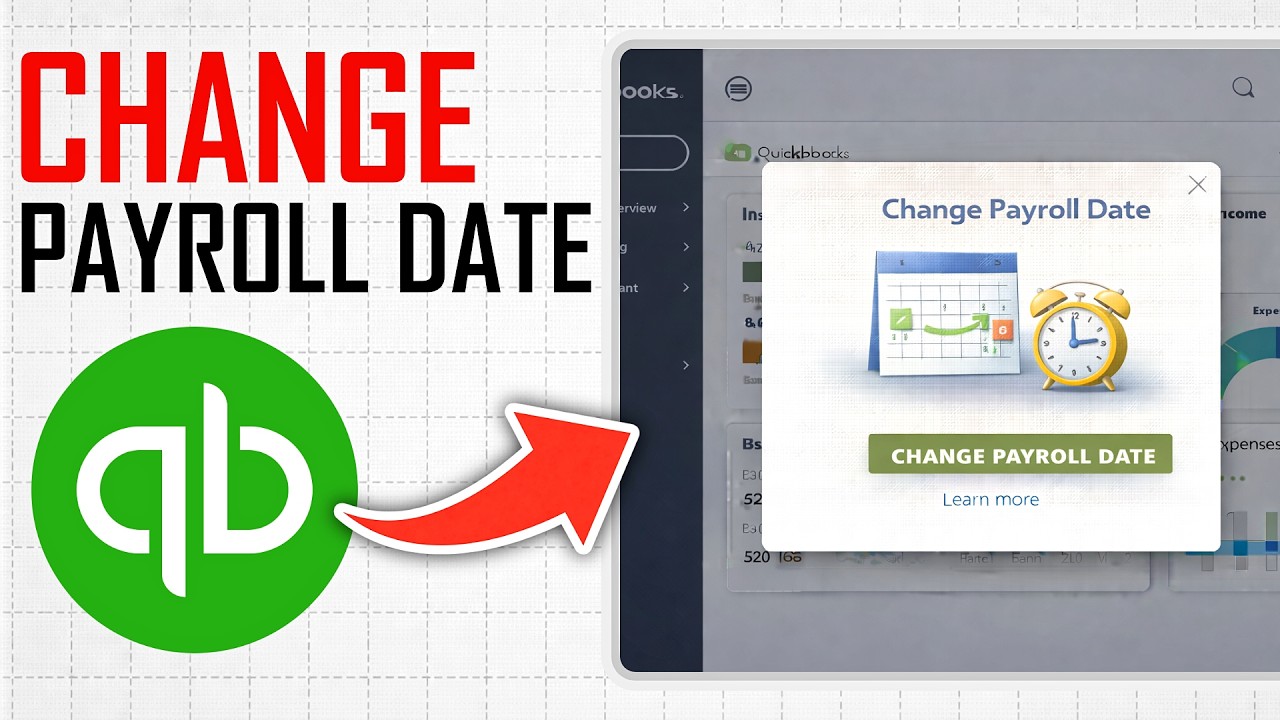 How To Change Payroll Date In Quickbooks Online (Full Guide) - YouTube