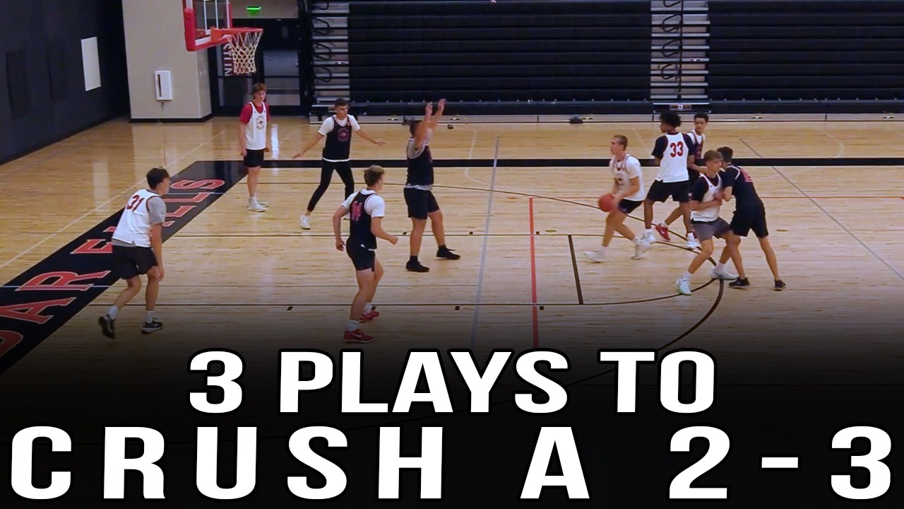3 Plays to Beat the 2-3 Zone (Coach Ryan Schultz) | Basketball Zone Offense