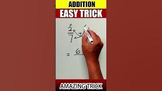 TRIK MUDAH MENJUMLAH PECAHAN #mathstricks #trikcepat #trikmatematika