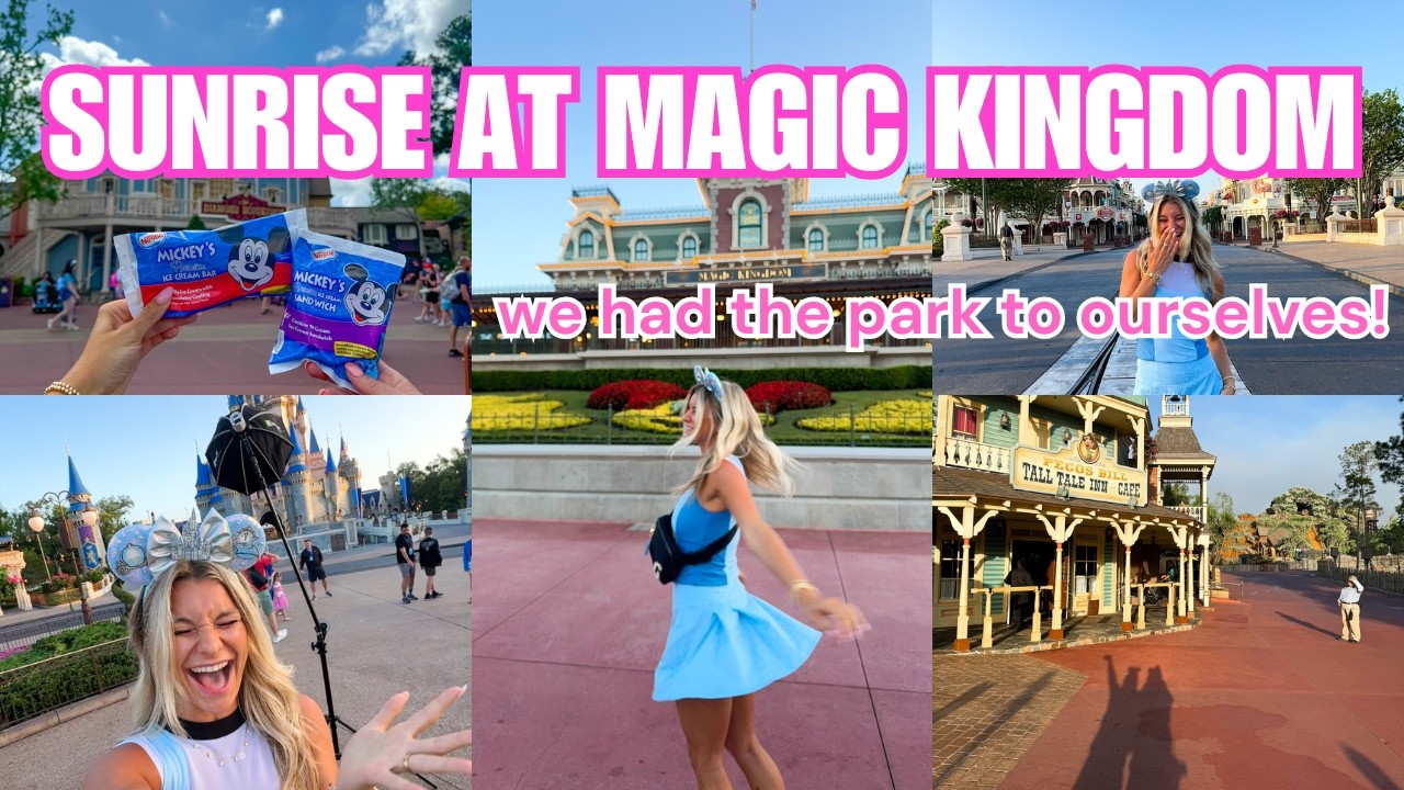 Disney Vlog: Magic Kingdom at Sunrise +  Hollywood Studios
