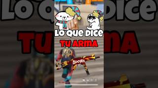 ¿que dirá el arma de ti🫵🏻?? #freefire #freefirelatam #freefireshorts