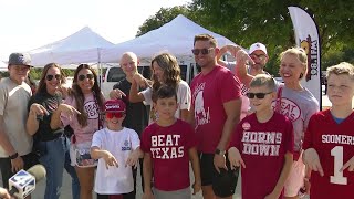 OU fans load up on burgers and Sooner magic at annual Bevo Bash