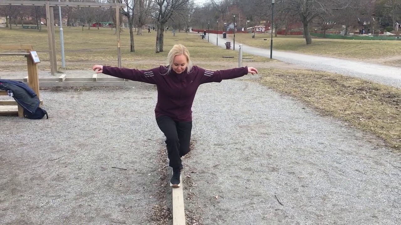 Slankas träningsskola - träna upp balansen