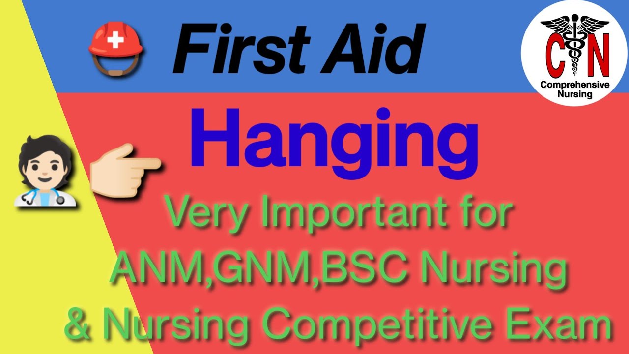 How to Prevent HangingFirst AidManagementANM,GNM,BSC