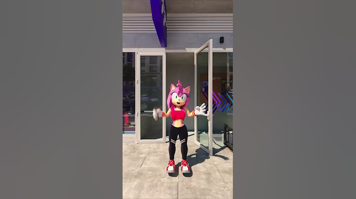 Amy Rose turns back to normal animation