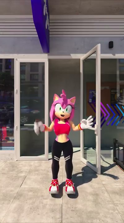 Amy Rose turns back to normal animation