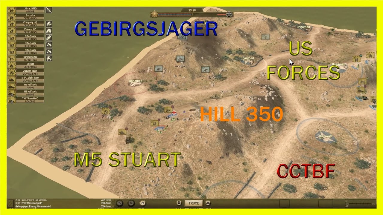 US Armored Infantry Ambushed by German Gebirgsjagerkompanie '42/CCTBF