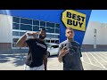 We got a job at bestbuy ft jidion blasting loud music 