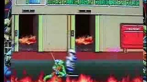 Teenage Mutant Ninja Turtle Arcade Walkthrough Part 1