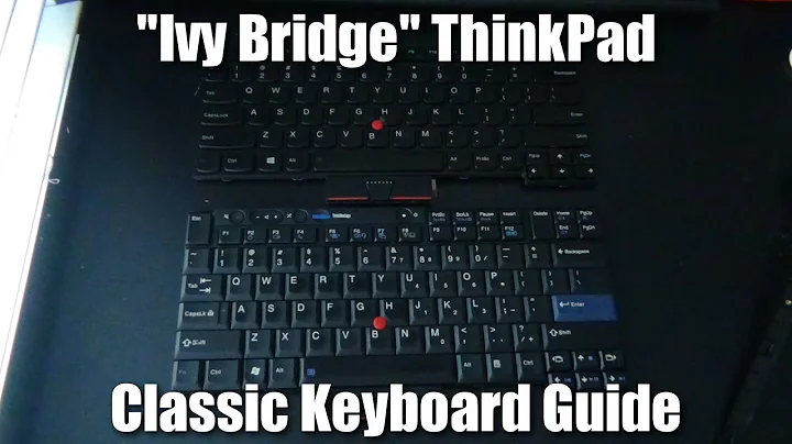 Installing the classic keyboard in Ivy Bridge ThinkPads