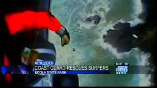 Coast guard rescue near Cannon Beach