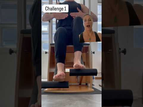 Pilates Wunda Chair Exercise 🦵🏼#shorts