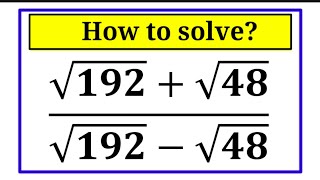 Germany | A Nice Square Root Algebra Math Problem | Math Olympiad