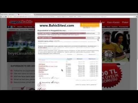 Süperbahis Para Yatırma