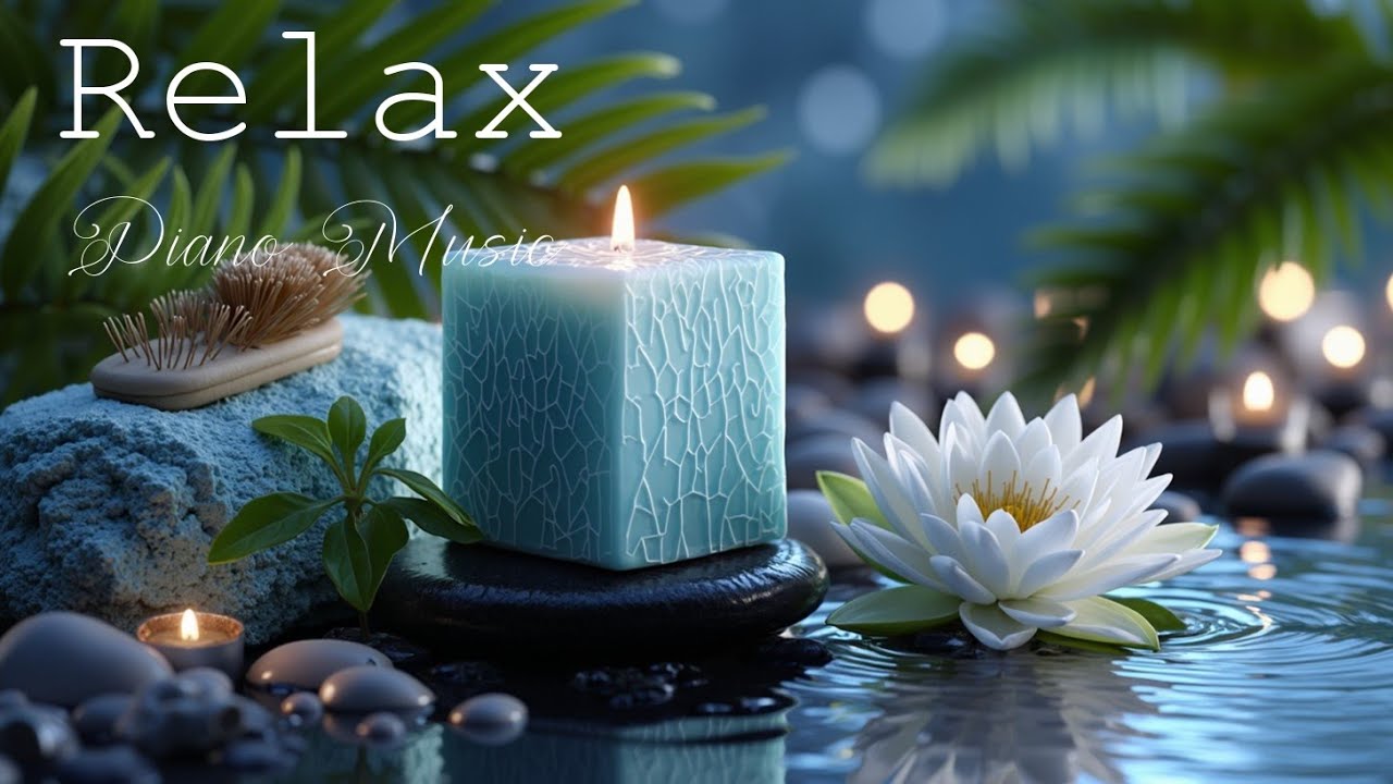 Relaxing Spa Piano 🌿 Healing Sleep Music ~ Deep Relaxation & Stress ...