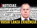 LA NUEVA EXIGENCIA rusa para el FIN de la GUERRA con UCRANIA