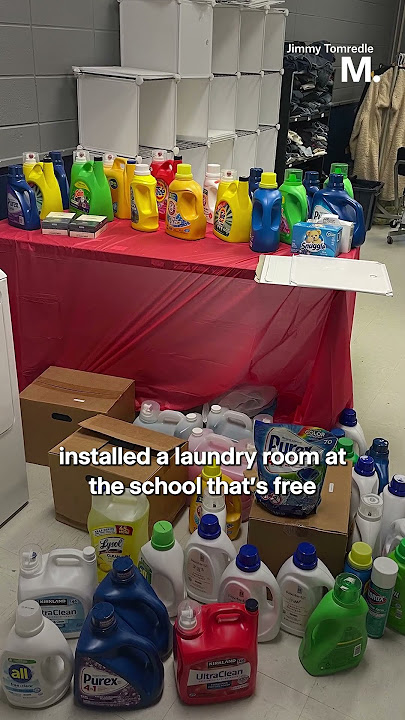 Teen Builds School Laundry Room to Help Bullied Classmates with Dirty Clothes