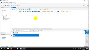 How to find out number of days in month in mysql - DAYOFMONTH