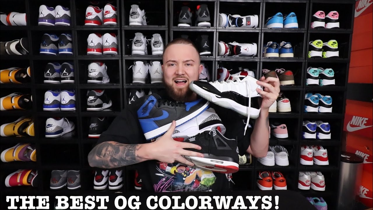 TOP 10 OG JORDAN COLORWAYS!! - YouTube