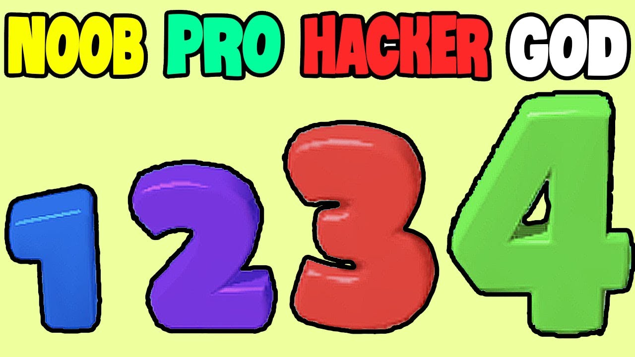NOOB vs PRO vs HACKER vs GOD in Number Run 3D (NEW UPDATE) - All Levels Gameplay, MAX LEVEL