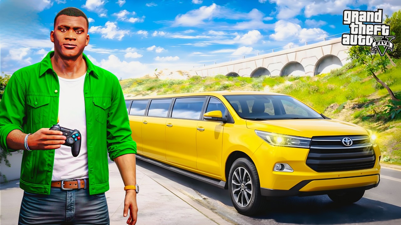 Franklin Build World Longest Innova Car In Gta 5