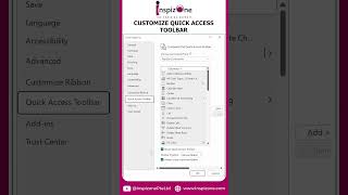 Learn How To Customize Quick Access Toolbar in Excel