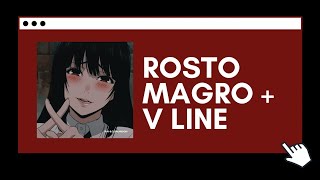 シ Rosto Magro Em Formato V Line Subliminal