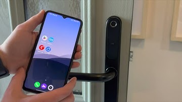 QUOYA D1 Smart Door Lock Handle- Pairing with Tuya / SmartLife App & Setting up lock