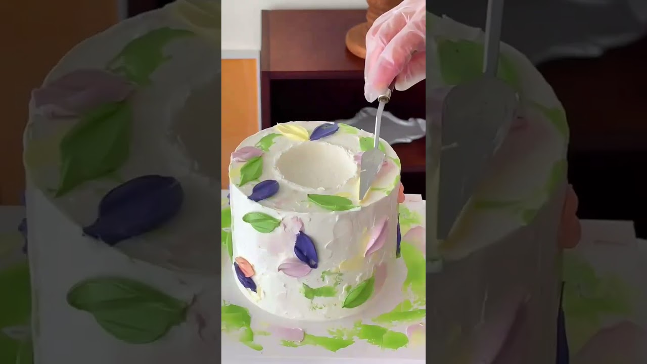 Check out this fantastic immersive cake making!🍰