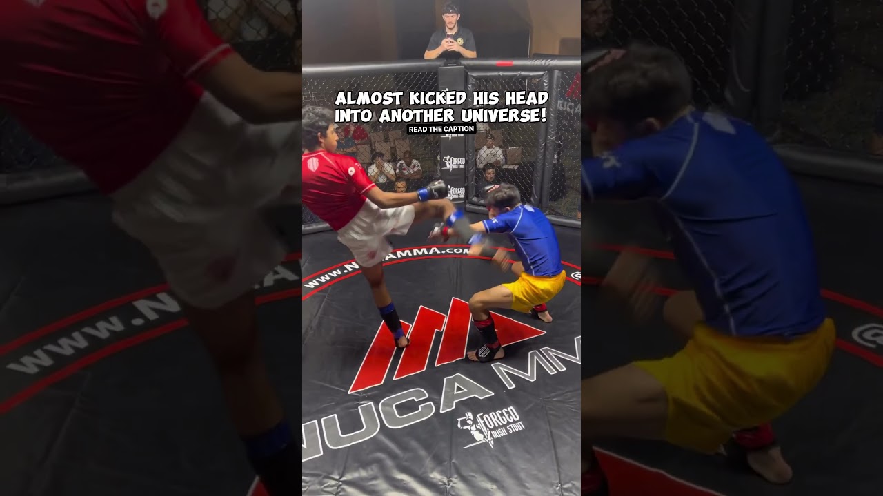 Brushed his hair with the kick 👀 ••• 