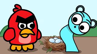 Sprunki Sky vs Angry Birds🤣🤣 | Sprunki Funny Animation