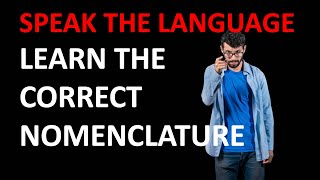 Please Learn the Tool Terminology