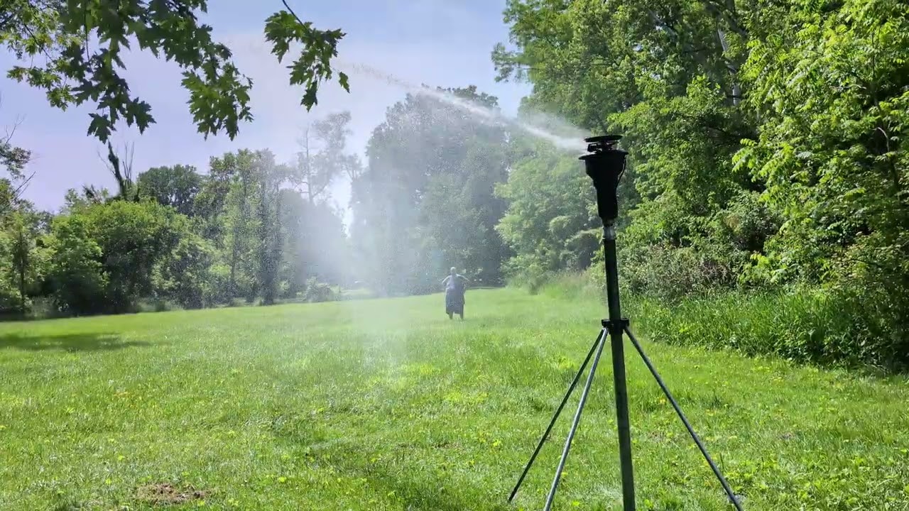 Rainbird 95DS 1.5"FNPT popup impact rotor with black range nozzle