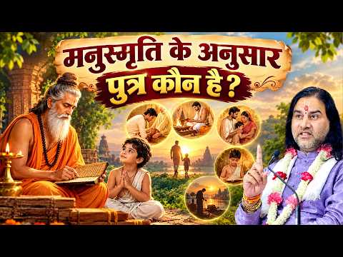 मनुस्मृति के अनुसार पुत्र कौन है ?Shri Devkinandan Thakur Ji