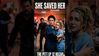 The Pitt Ep 12 RECAP: Dana SAVES Emma, Robby's Dark Secret &amp; That SHOCKING Ending! 😱🏥#shorts