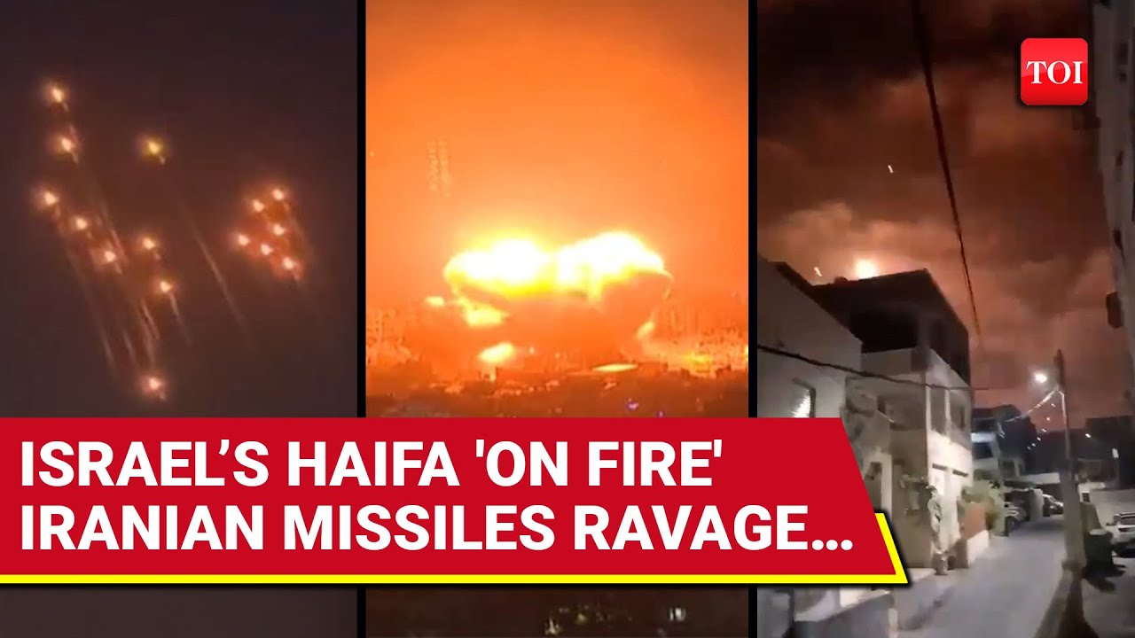 Haifa ‘UNDER SIEGE’: Iran’s New Missile Storm Ravages Israeli Port City | ‘Everything Was Destroyed’