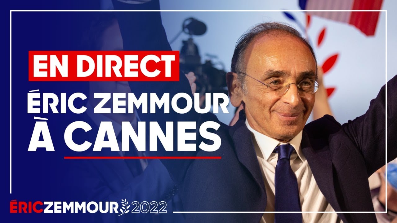 Éric Zemmour : Meeting de l’Union des droites à Cannes