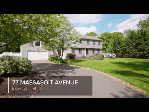 77 Massasoit Avenue, Barrington, RI home video tour