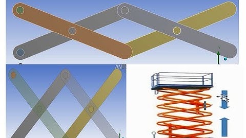 Ansys rigid dynamics tutorial :Scissor Lift Analysis : Part 2 Simulation